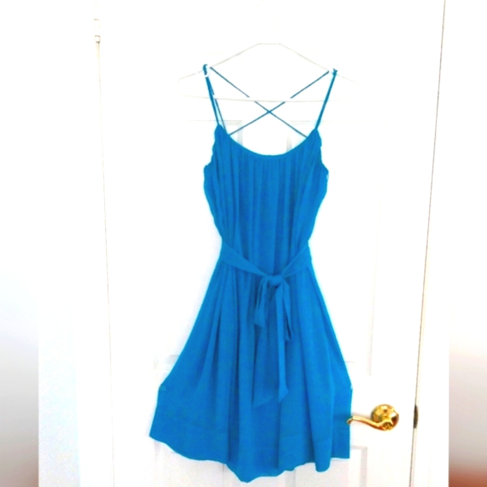 Calvin Klein Collection Blue  Mini Sundress